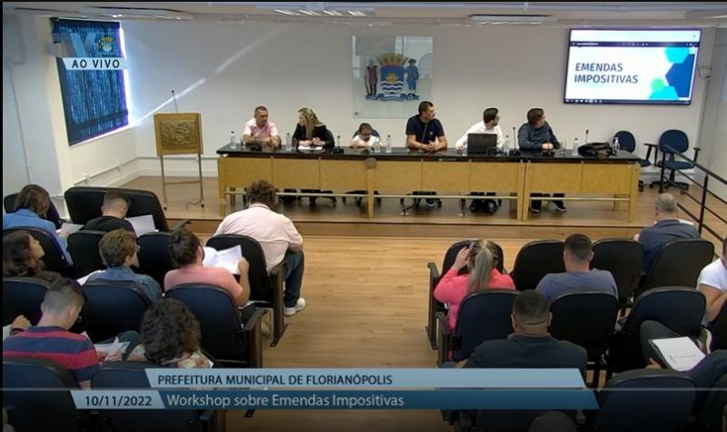 PMF realiza workshop na Câmara Municipal sobre Emendas Impositivas