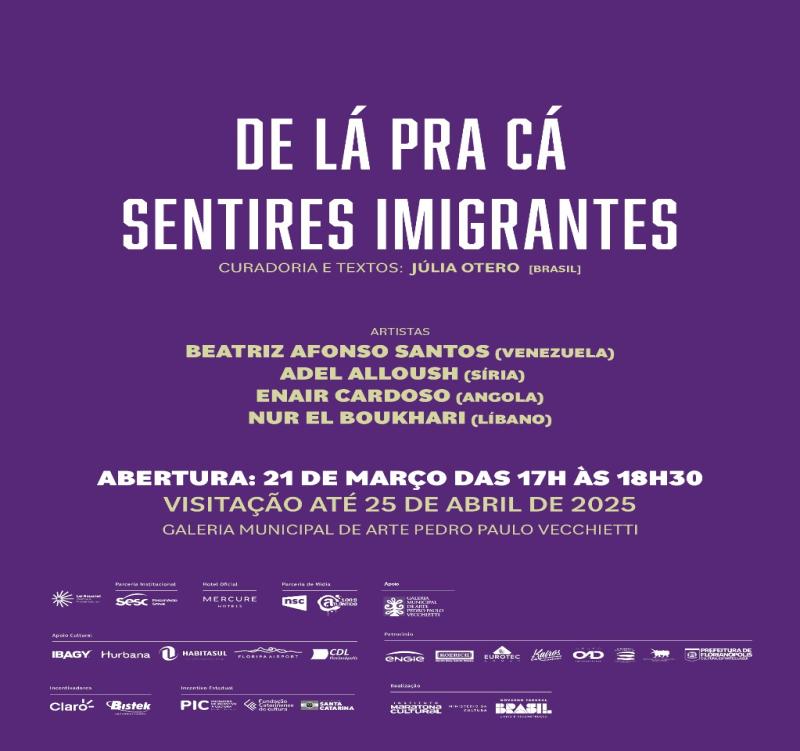 Exposições coletivas: De lá pra cá – Sentires Imigrantes e Ouro Urbano