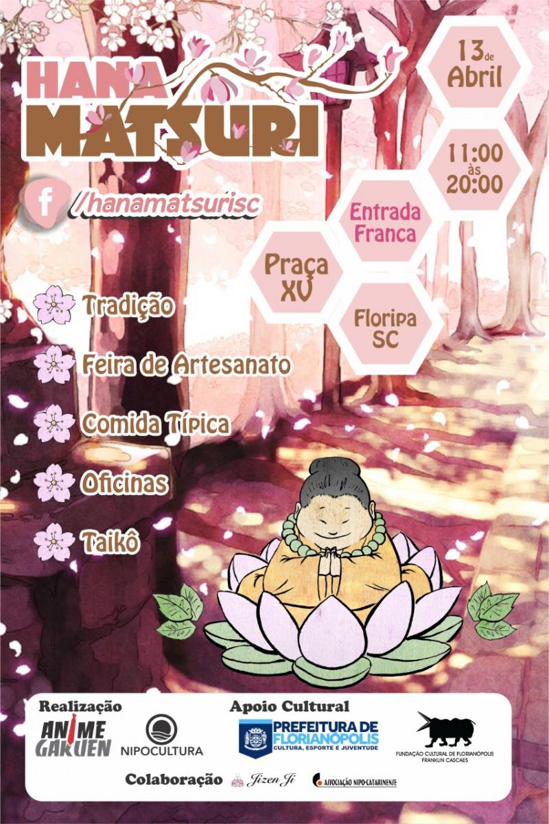 PRAÇA XV DE NOVEMBRO RECEBE NESTE SÁBADO HANAMATSURI