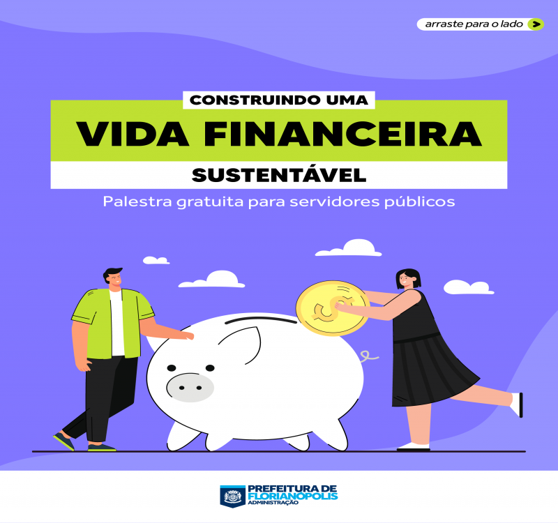Palestra Gratuita Construindo uma vida financeira sustentável