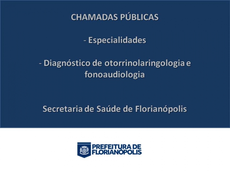 Saúde lança duas novas chamadas públicas