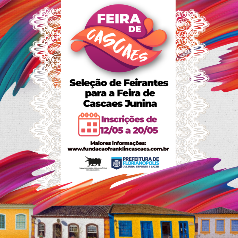 Cultura Popular  Feira de Cascaes abre inscrições abertas para feirantes