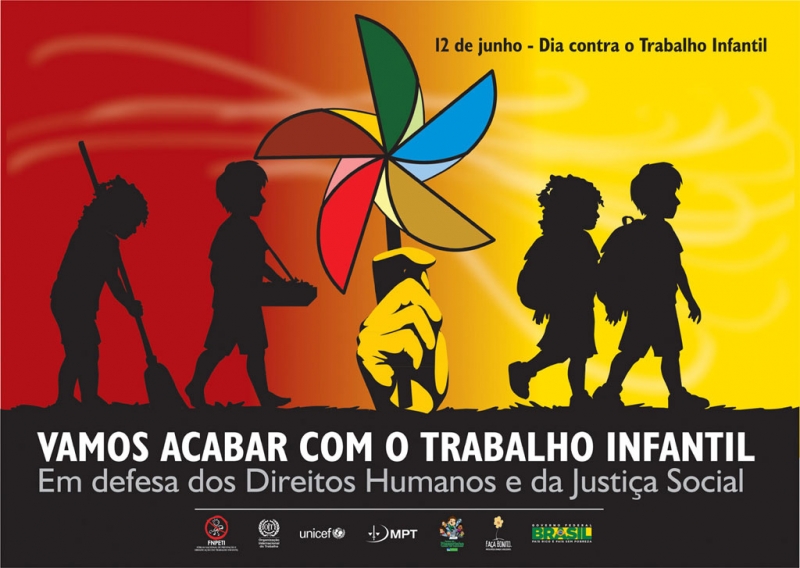 Nesta quinta, dia de combate ao trabalho infantil