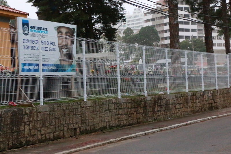 Cemitério do Itacorubi está sendo cercado