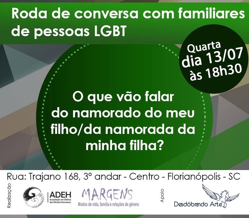 ADEH realiza Rodas de Conversa para pais e familiares de LGBTs