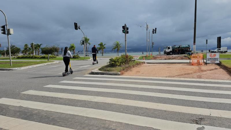 Melhoria pontual para tornar mais acessível travessia na Beira-mar Norte