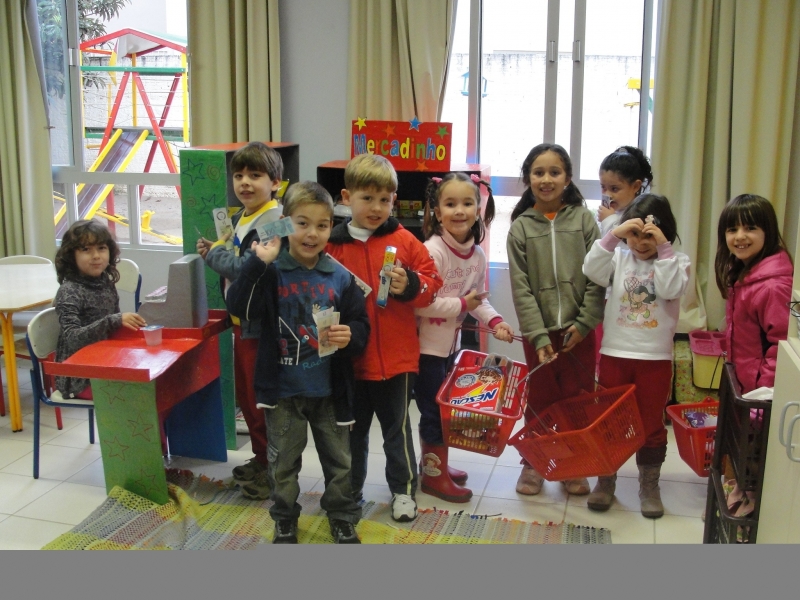 Matemática vira brincadeira em creche da Capital