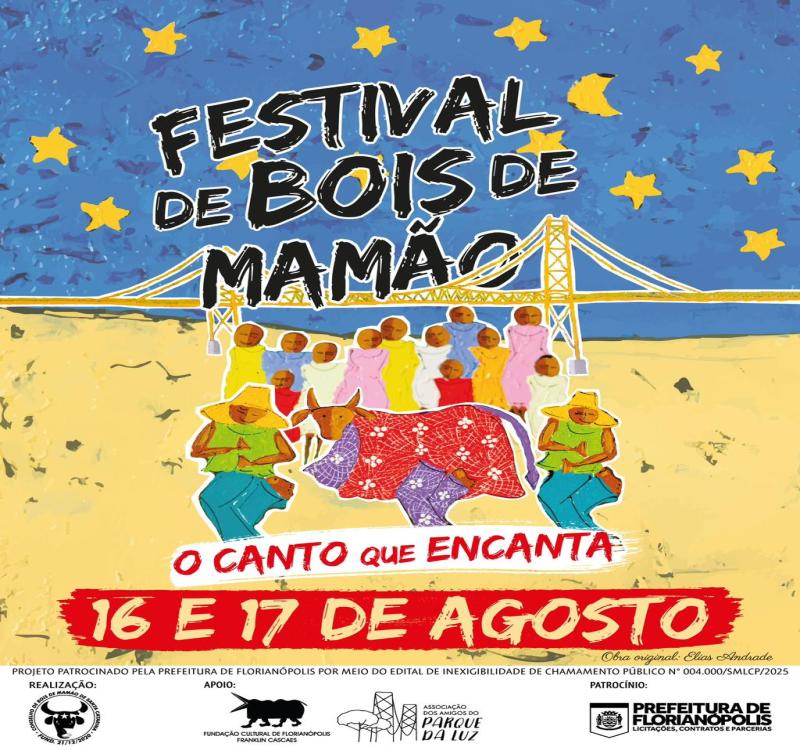 Festival de Boi de Mamão celebra a cultura popular nos dias 16 e 17 de agosto  em Florianópolis 