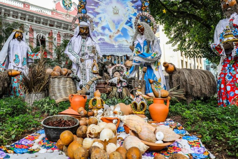 Presépio natural e artesanal da Praça XV será inaugurado nesta quinta
