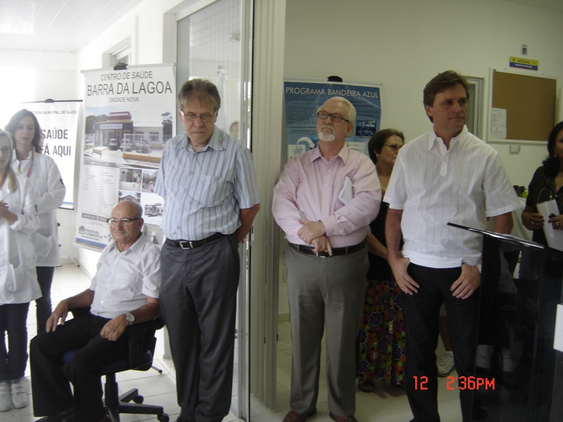 Inauguração do novo Centro de Saúde da Barra da Lagoa nesta quarta-feira (12)