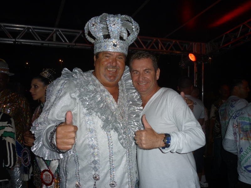 Camarote animado no Carnaval do Continente