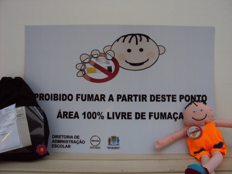 Estudantes da Capital escolherão nome de mascote contra o tabagismo