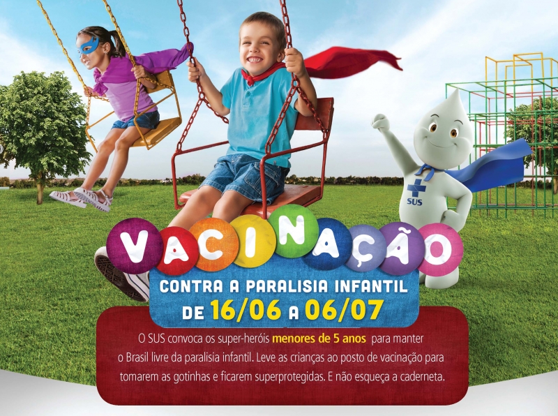 Começou a campanha contra a Pólio