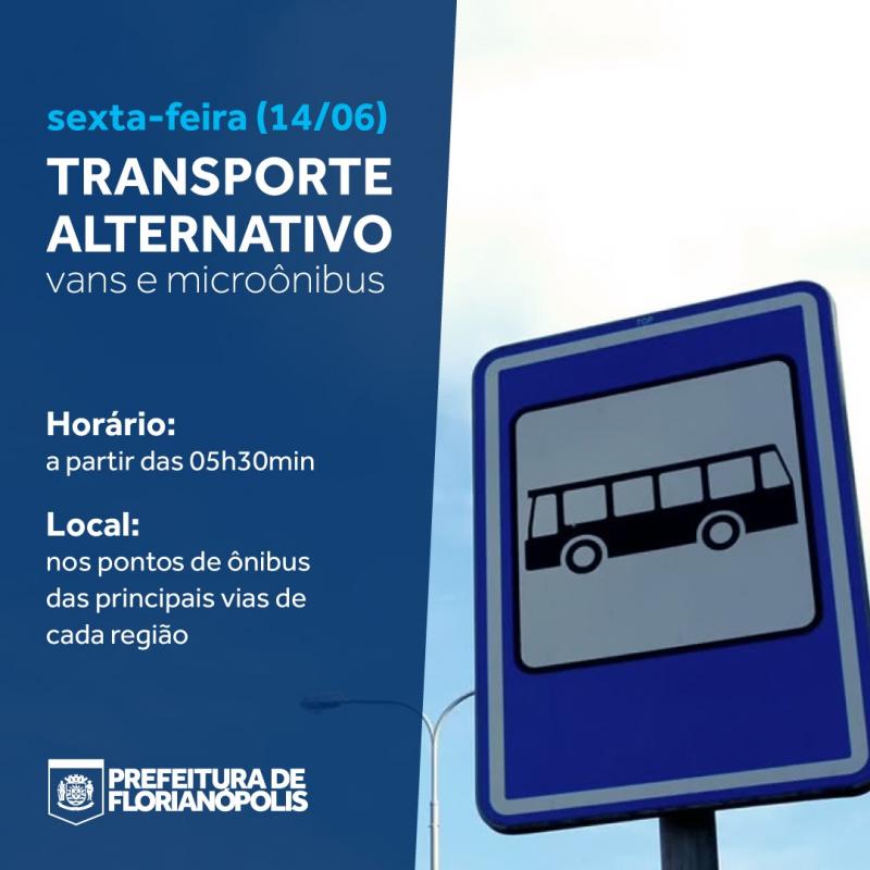 Veja o serviço de vans e micro-ônibus para sexta (14/06)