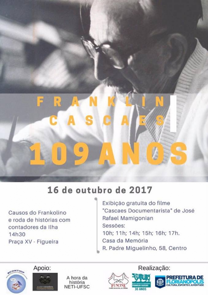 Prefeitura faz evento em homenagem a Franklin Cascaes