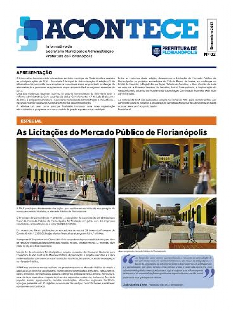 SMA lança segunda edição do informativo Acontece