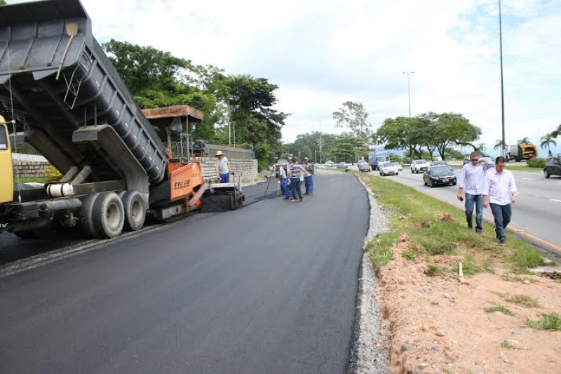 Marginal da Beira-mar já em fase de asfaltamento