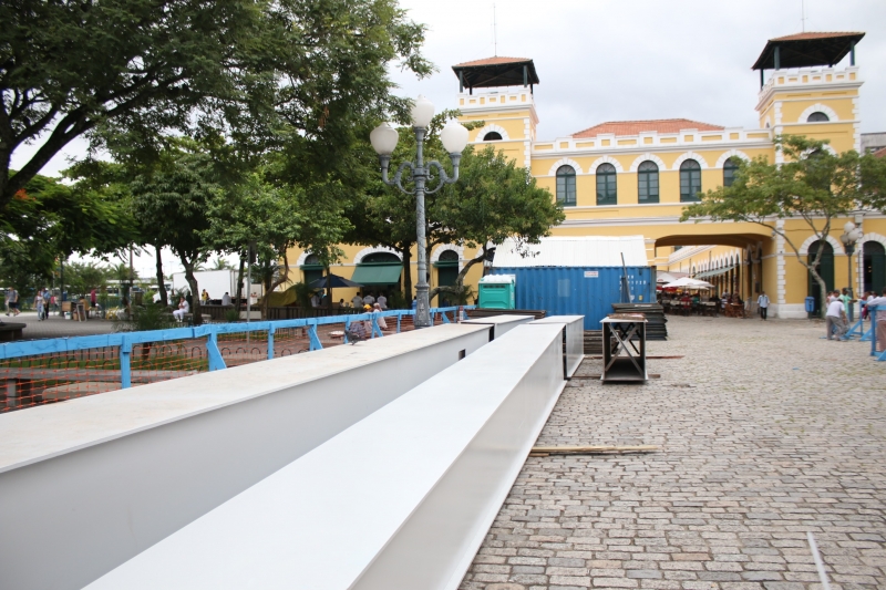 Começa nova etapa na cobertura do vão central