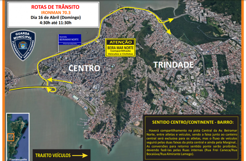 Etapa de Abertura do Ironman 70.3 é realizada neste domingo em Florianópolis
