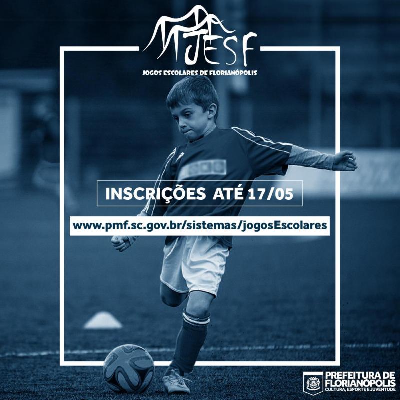 Últimos dias para inscrição dos Jogos Escolares de Florianópolis (JESF)