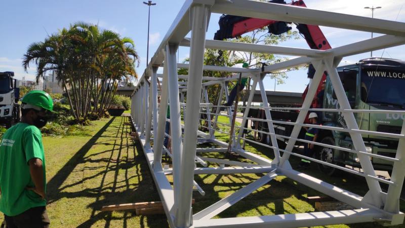 Nova etapa da restauração da passarela será feita no local