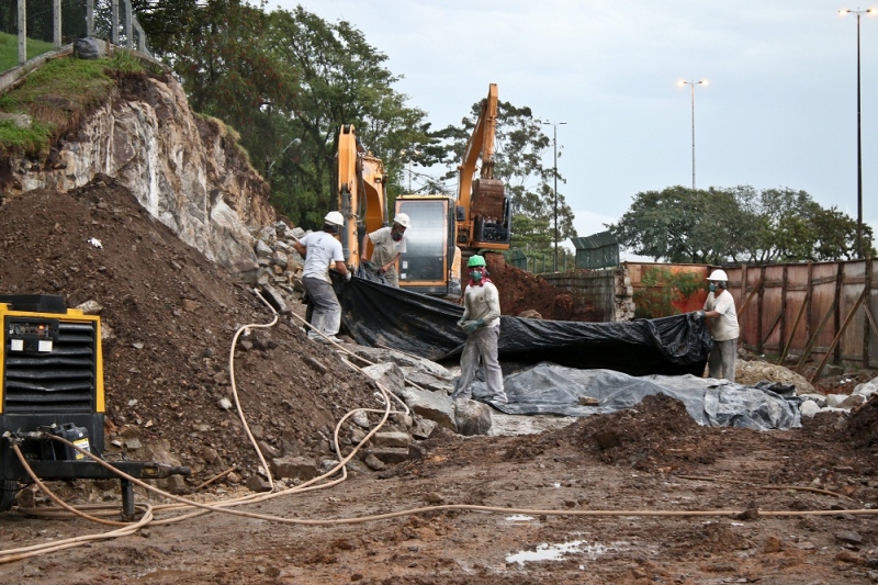 Anel viário: ritmo de obras prossegue acelerado