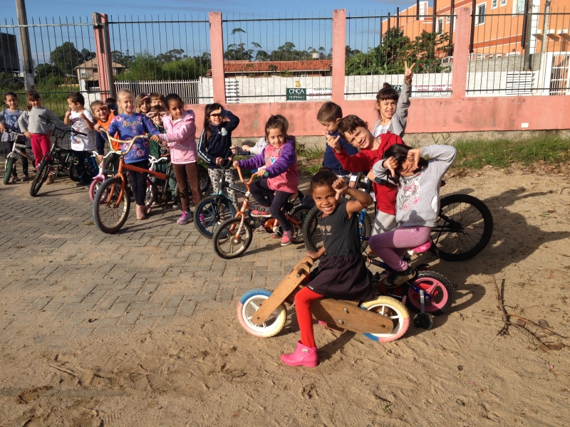 Creche de Florianópolis desenvolve projeto “Pequenos Ciclistas”