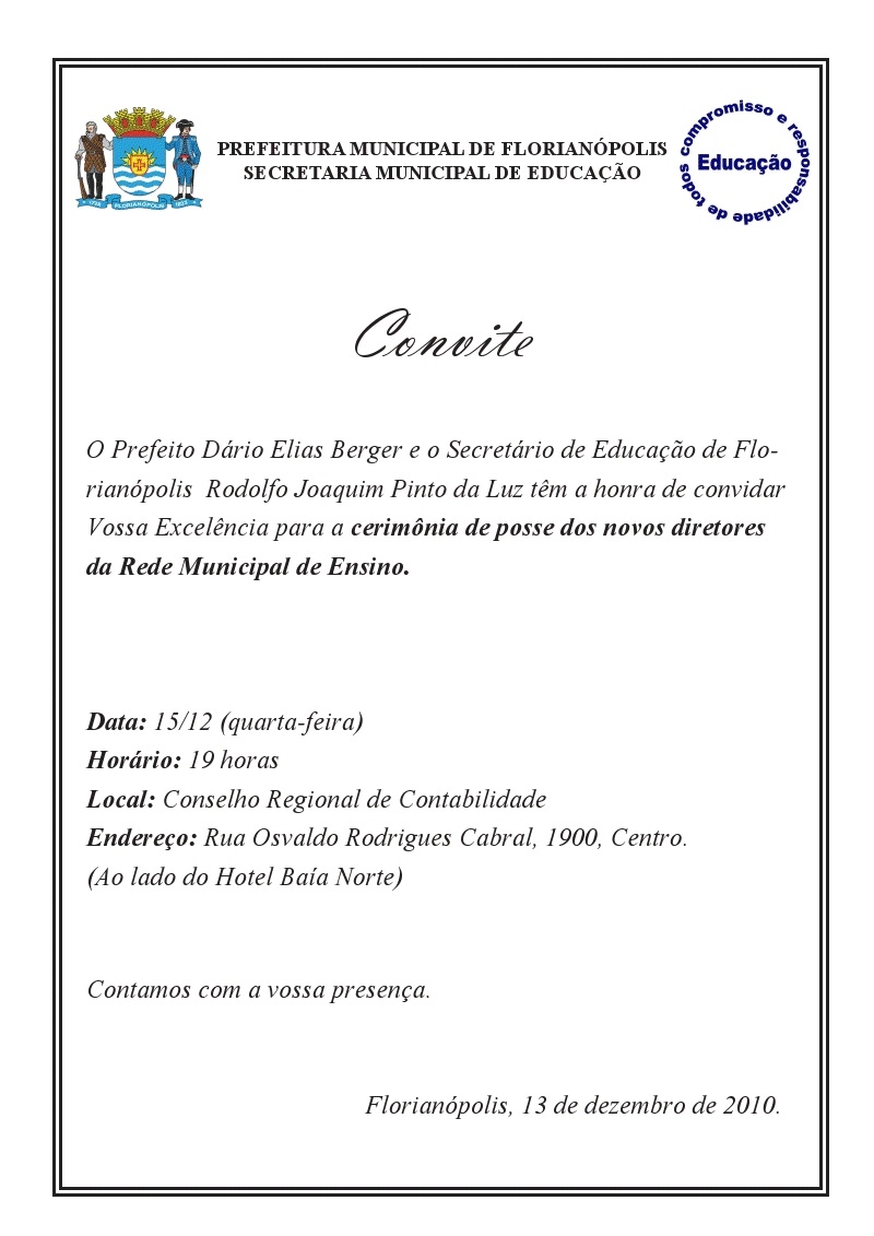 Novos diretores da rede municipal de ensino tomam posse no dia 15 