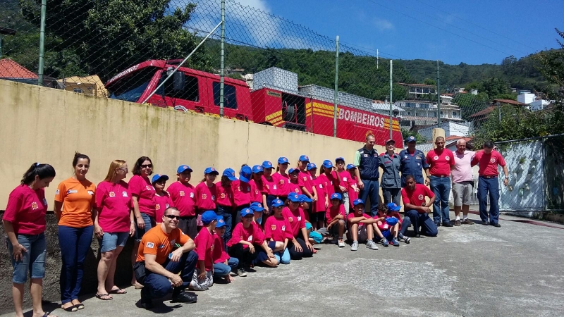 Defesa Civil vai a formatura de Bombeiros Mirins
