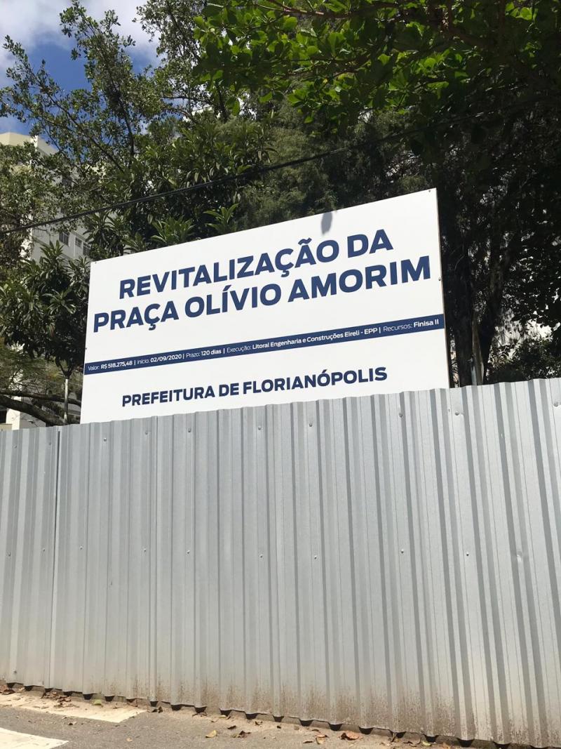 SMTAC visita obras da Praça Olívio Amorim