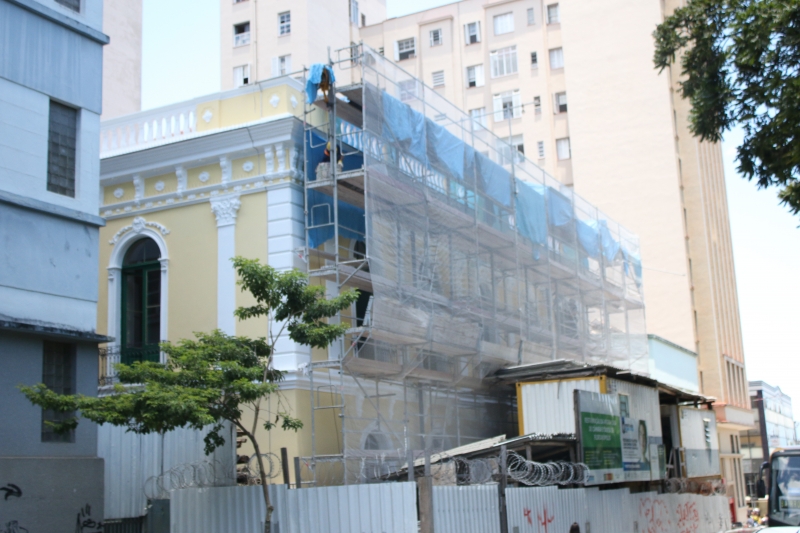 Obras na Casa da Câmara mantêm ritmo acelerado