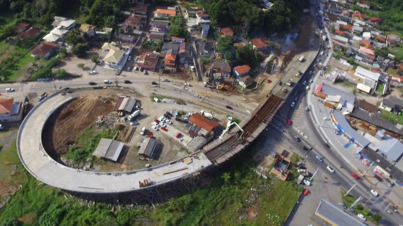 Elevado do Rio Tavares entra em nova fase