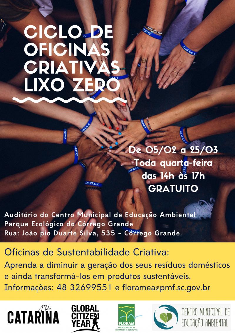 Ciclo de Oficinas Criativas Lixo Zero
