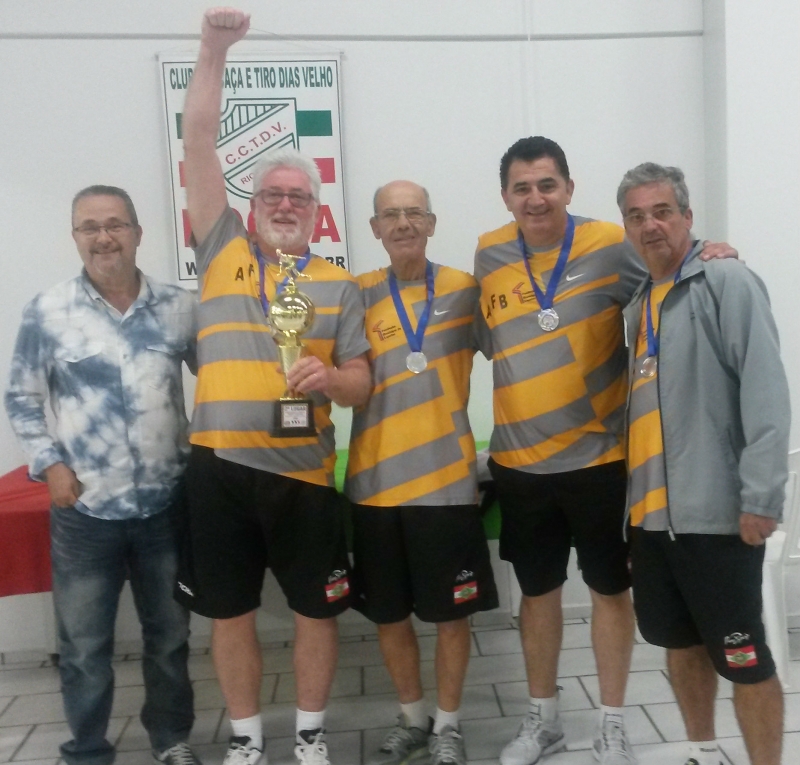 Florianópolis tem o segundo melhor Trio de Bocha do estado