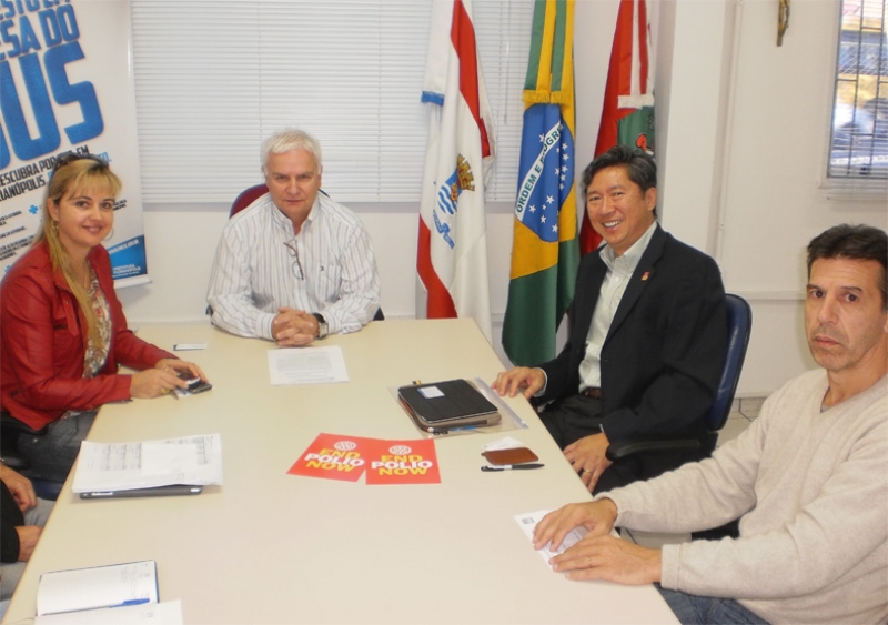 SMS e Rotary firmam parceria contra a Pólio
