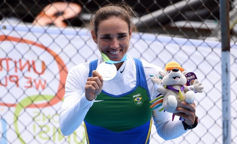 Catarinense Fabiana Beltrame conquista a prata no Pan