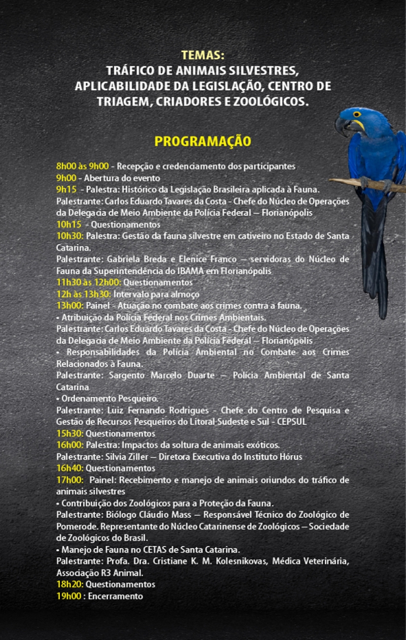 RECRIAR – Ciclo de Debates sobre os Crimes Contra a Fauna