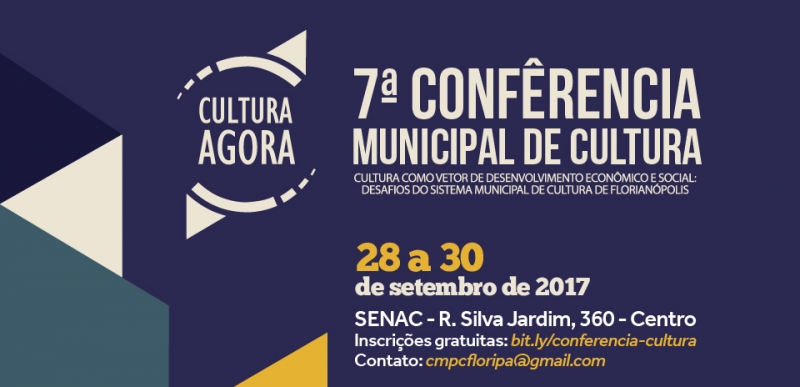 Estão abertas inscrições para a 7ª Conferência Municipal de Cultura