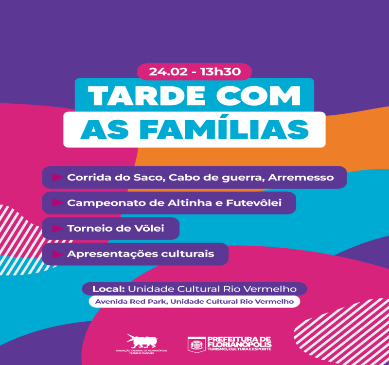 24/02 - Tarde com Famílias em Nossa Unidade do Rio Vermelho