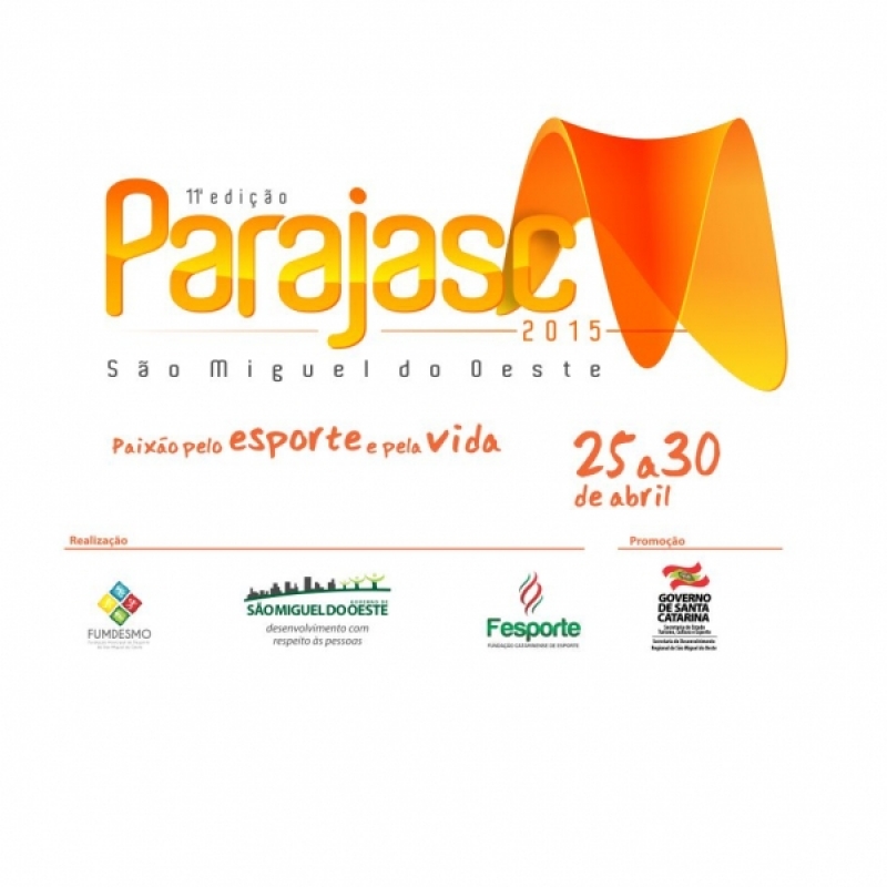Lançados logomarca e slogan dos PARAJASC 2015