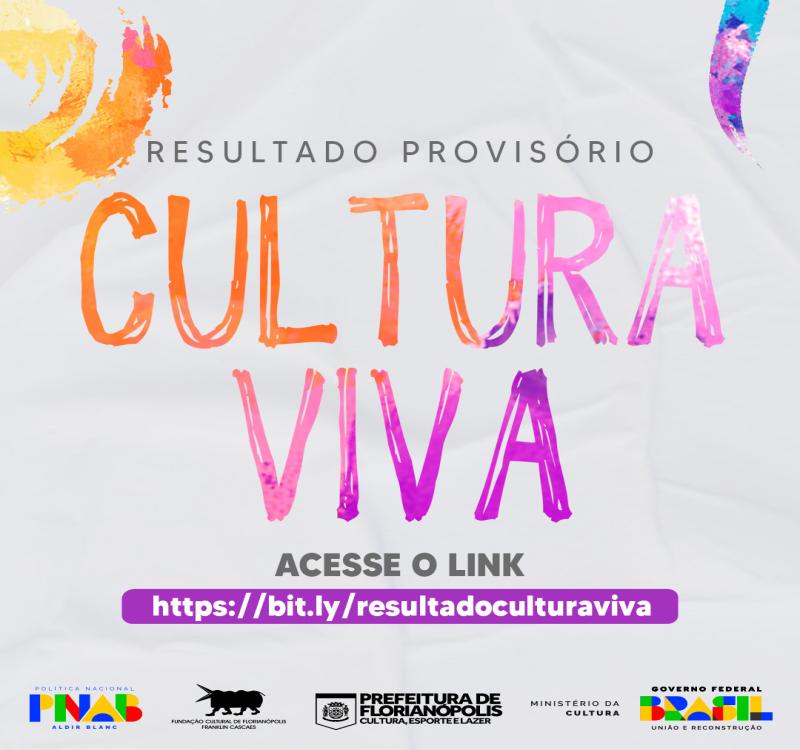 Resultado Provisório, EDITAL CULTURA VIVA