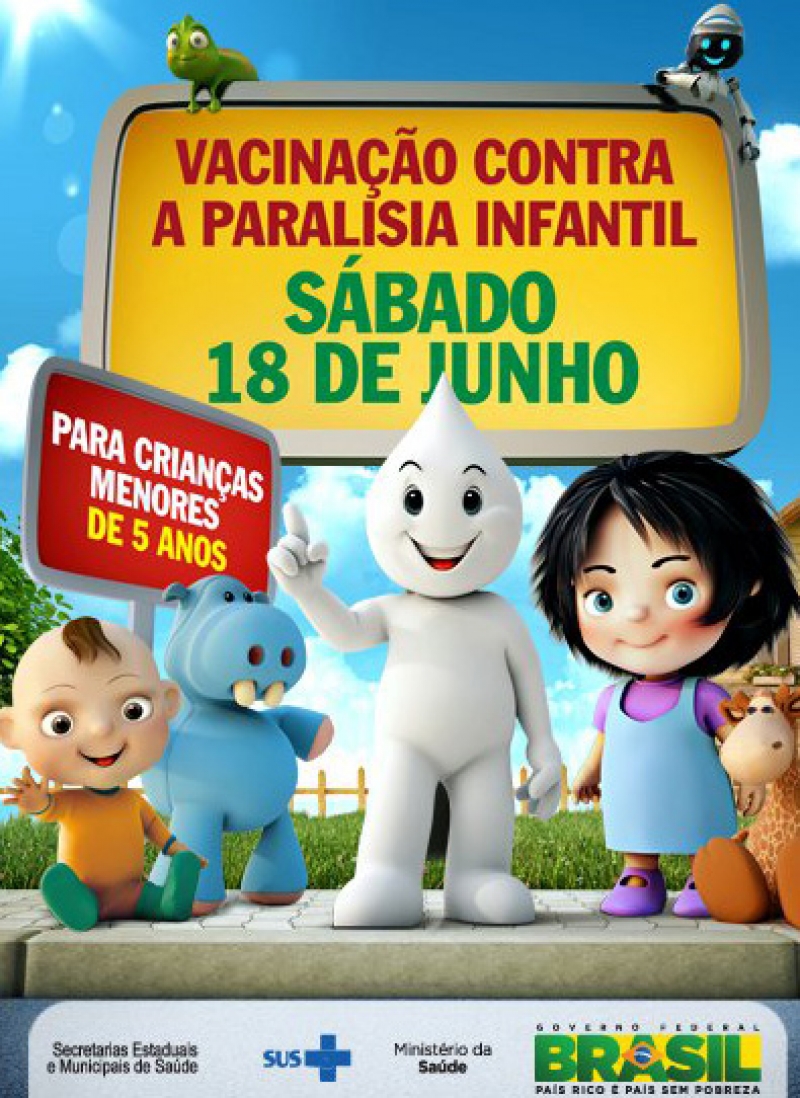 Saiba onde vacinar contra a pólio neste sábado