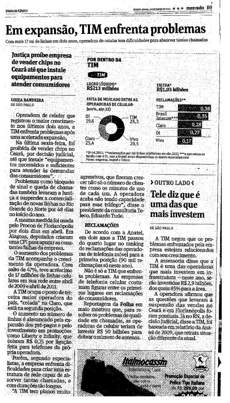 Procon Municipal é mencionado na Folha de São Paulo
