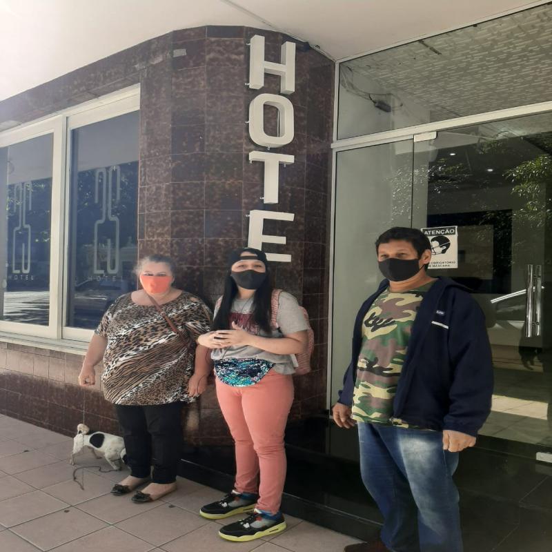 Após ser desalojada, família acolhida pela Prefeitura retorna para casa 