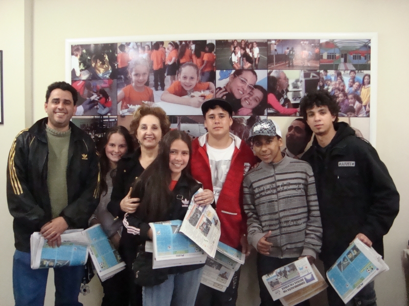 Alunos produzem Jornal da Escola