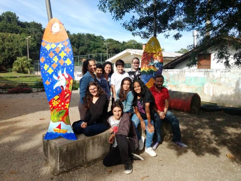 Estudantes produzem obras para exposição “Sermão aos Peixes”