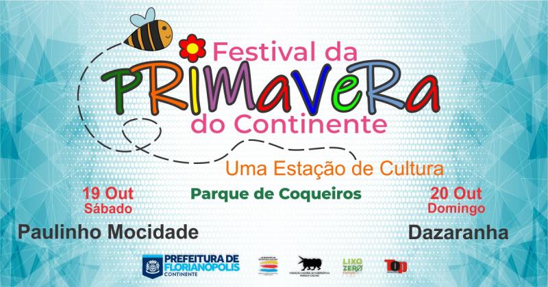 Festival da Primavera agita o Parque de Coqueiros