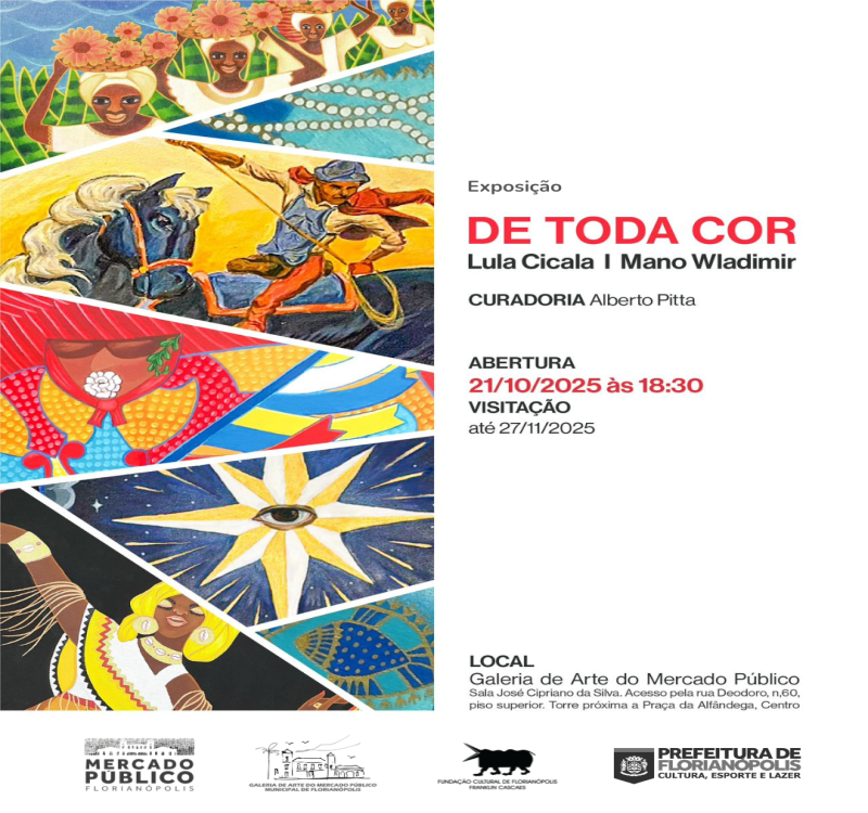 Exposição “De Toda Cor” celebra a diversidade e a criatividade do povo brasileiro
