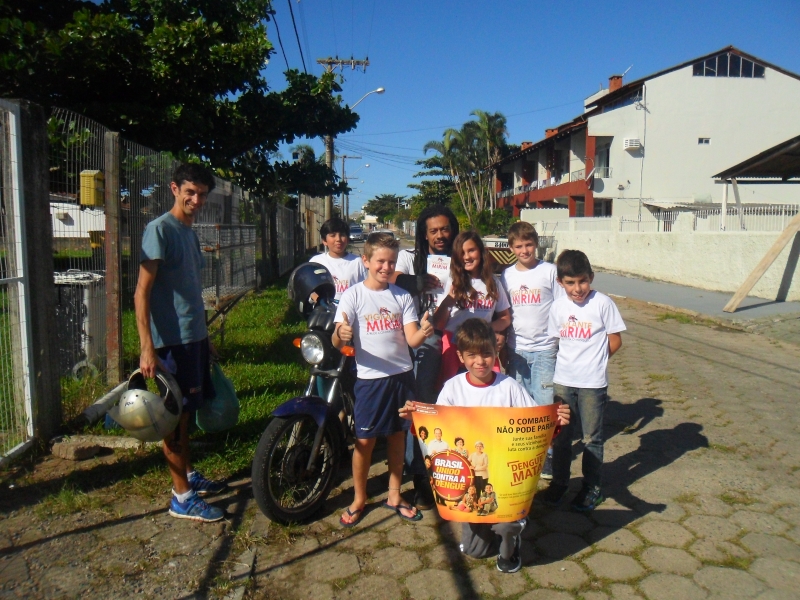 Vigilantes mirins nos Ingleses contra o Aedes