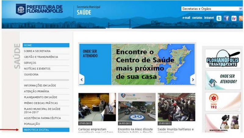 Saúde oferece mapas para análise de indicadores